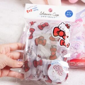 Sanrio Hello Kitty Character Shower Cap Bath Hair Cover Kawaii NWT
